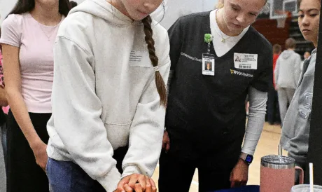 'I really like the hands-on stuff': Mon students consider careers at expo